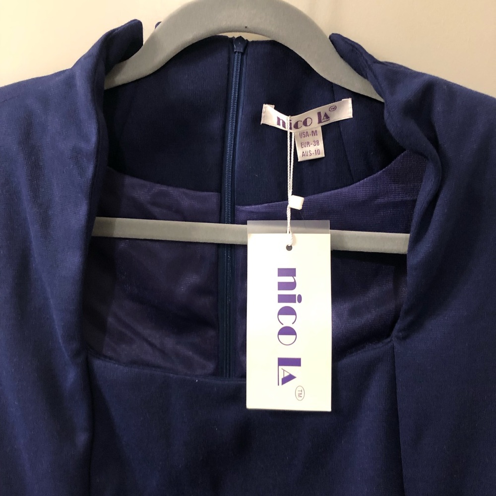 Nico LA | size M | indigo retro dress - Picture 5 of 5